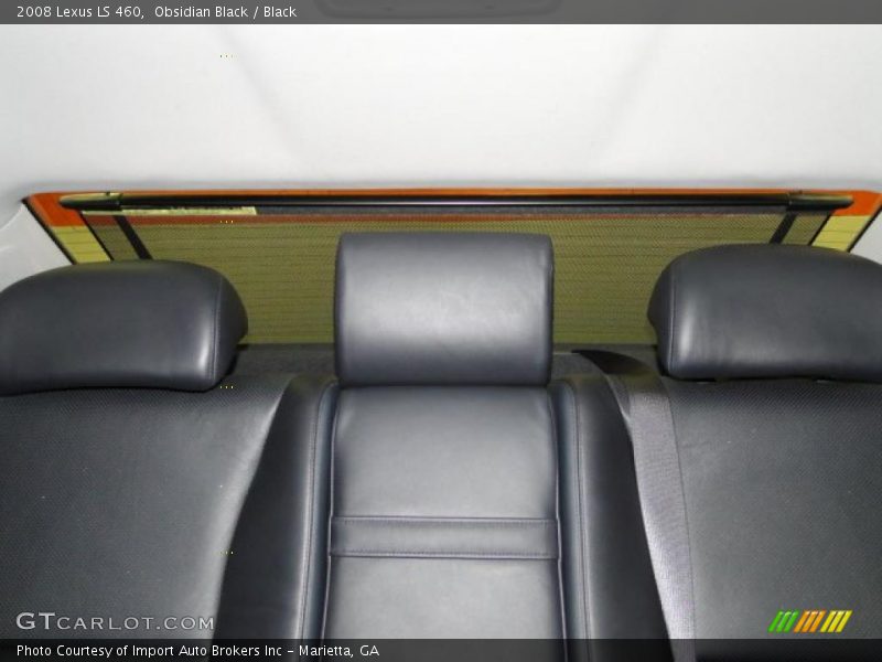 Obsidian Black / Black 2008 Lexus LS 460