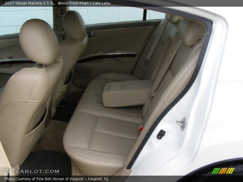 Winter Frost Pearl / Cafe Latte 2007 Nissan Maxima 3.5 SL