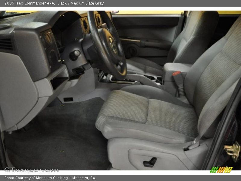 Black / Medium Slate Gray 2006 Jeep Commander 4x4