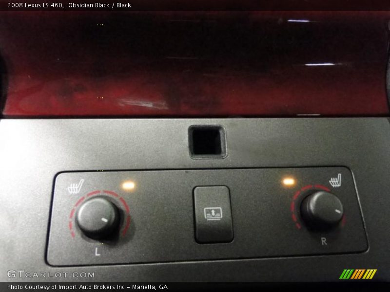 Obsidian Black / Black 2008 Lexus LS 460