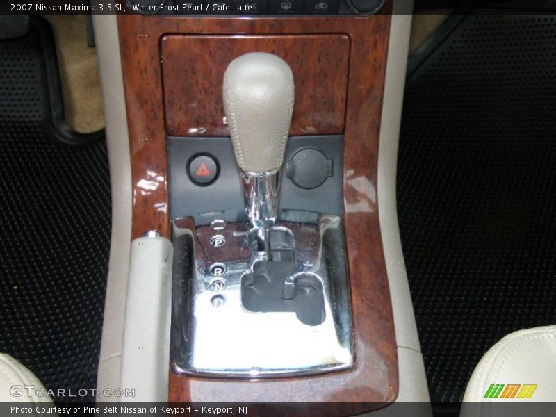 Winter Frost Pearl / Cafe Latte 2007 Nissan Maxima 3.5 SL