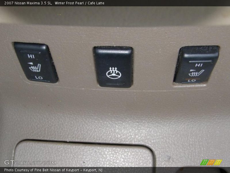 Winter Frost Pearl / Cafe Latte 2007 Nissan Maxima 3.5 SL