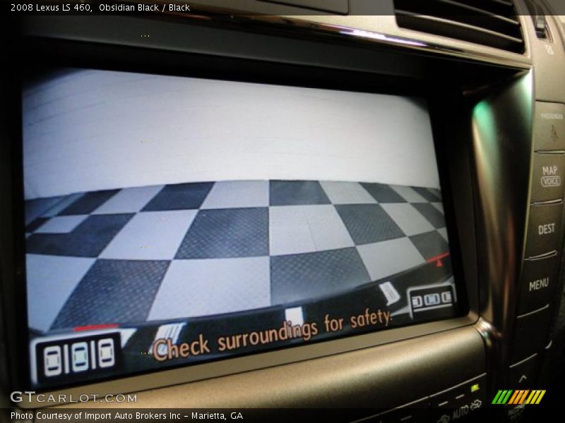 Obsidian Black / Black 2008 Lexus LS 460