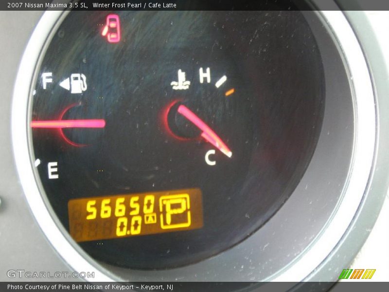Winter Frost Pearl / Cafe Latte 2007 Nissan Maxima 3.5 SL