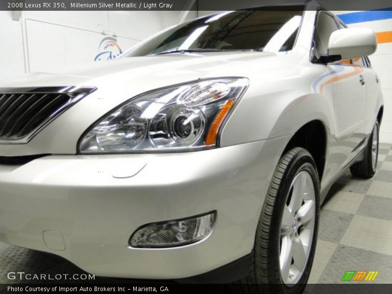 Millenium Silver Metallic / Light Gray 2008 Lexus RX 350