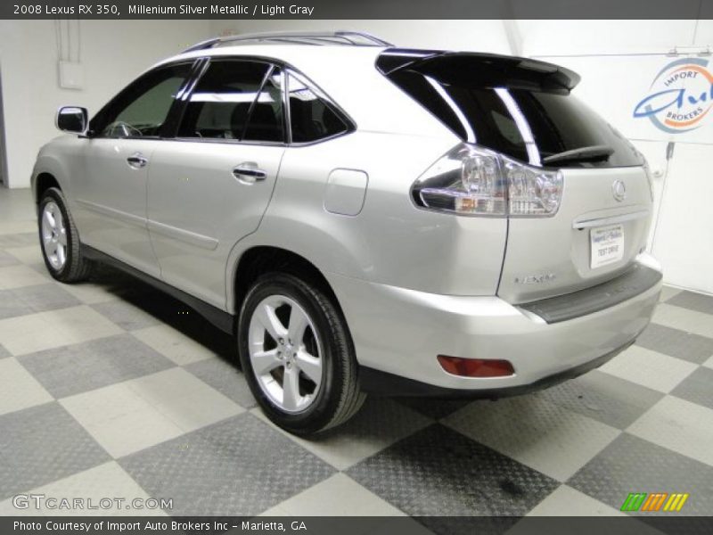 Millenium Silver Metallic / Light Gray 2008 Lexus RX 350