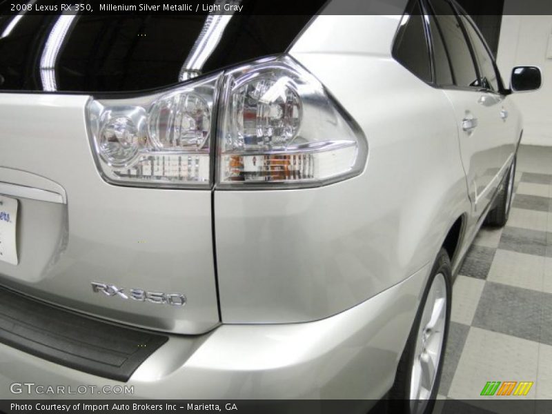 Millenium Silver Metallic / Light Gray 2008 Lexus RX 350