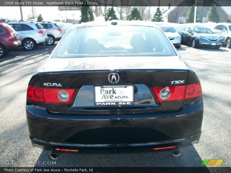 Nighthawk Black Pearl / Ebony 2008 Acura TSX Sedan