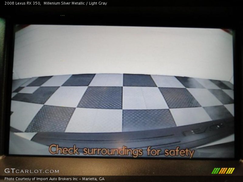 Millenium Silver Metallic / Light Gray 2008 Lexus RX 350