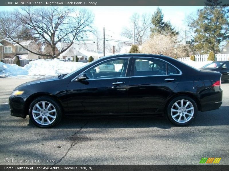 Nighthawk Black Pearl / Ebony 2008 Acura TSX Sedan