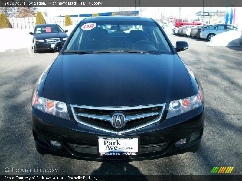 Nighthawk Black Pearl / Ebony 2008 Acura TSX Sedan