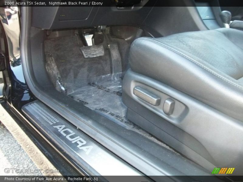 Nighthawk Black Pearl / Ebony 2008 Acura TSX Sedan