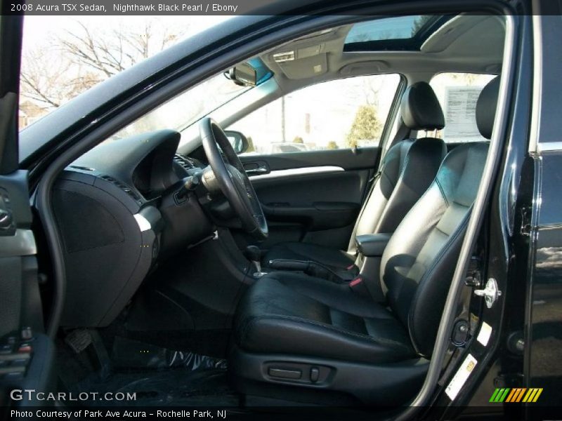 Nighthawk Black Pearl / Ebony 2008 Acura TSX Sedan