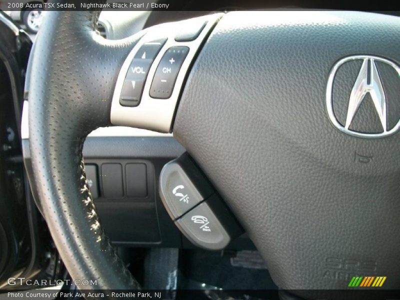 Nighthawk Black Pearl / Ebony 2008 Acura TSX Sedan