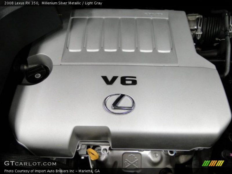 Millenium Silver Metallic / Light Gray 2008 Lexus RX 350
