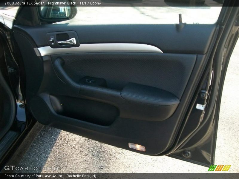 Nighthawk Black Pearl / Ebony 2008 Acura TSX Sedan