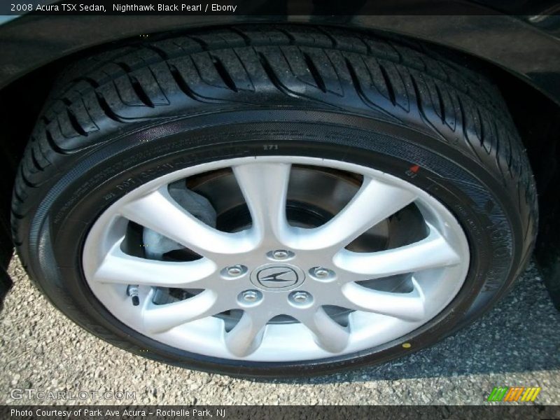 Nighthawk Black Pearl / Ebony 2008 Acura TSX Sedan