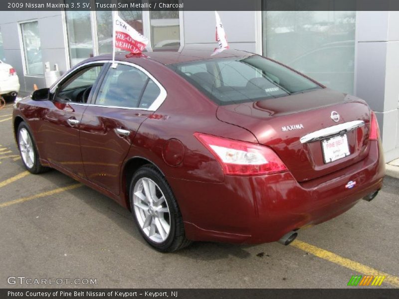 Tuscan Sun Metallic / Charcoal 2009 Nissan Maxima 3.5 SV