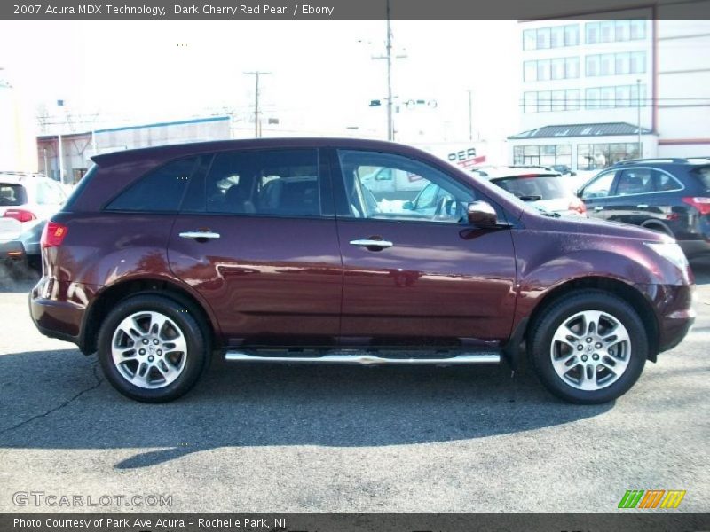 Dark Cherry Red Pearl / Ebony 2007 Acura MDX Technology