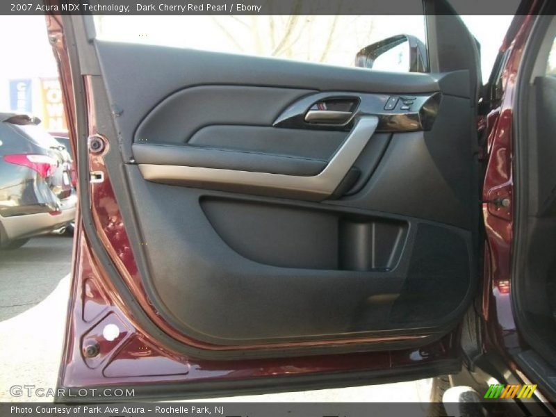 Dark Cherry Red Pearl / Ebony 2007 Acura MDX Technology