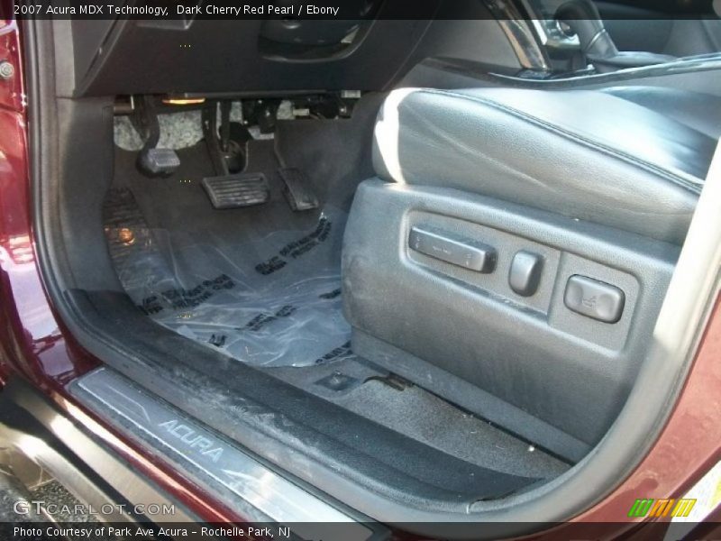 Dark Cherry Red Pearl / Ebony 2007 Acura MDX Technology