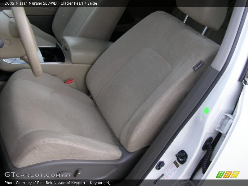 Glacier Pearl / Beige 2009 Nissan Murano SL AWD