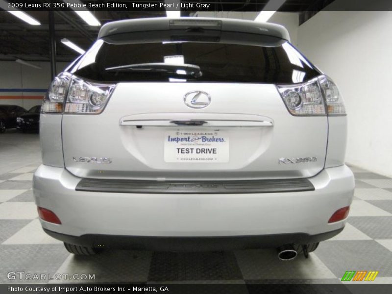 Tungsten Pearl / Light Gray 2009 Lexus RX 350 Pebble Beach Edition