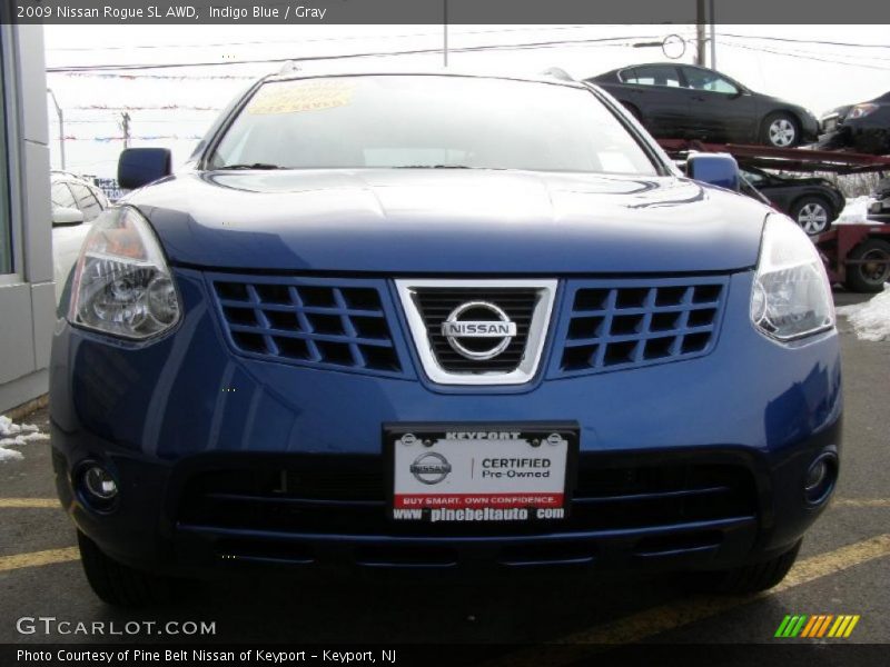 Indigo Blue / Gray 2009 Nissan Rogue SL AWD