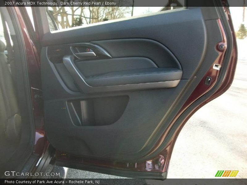 Dark Cherry Red Pearl / Ebony 2007 Acura MDX Technology