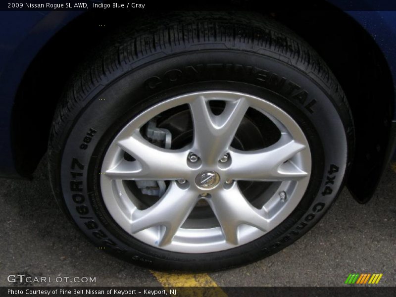Indigo Blue / Gray 2009 Nissan Rogue SL AWD