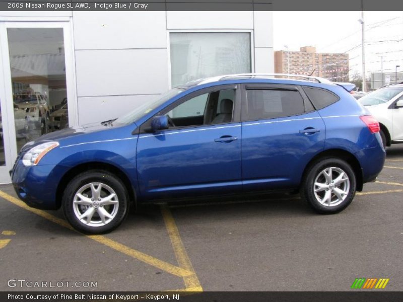 Indigo Blue / Gray 2009 Nissan Rogue SL AWD