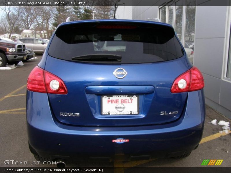 Indigo Blue / Gray 2009 Nissan Rogue SL AWD