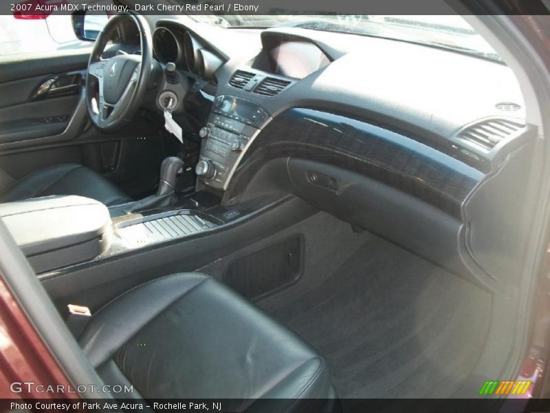 Dark Cherry Red Pearl / Ebony 2007 Acura MDX Technology
