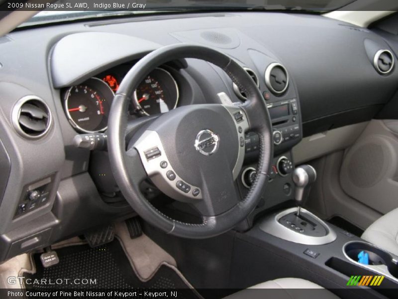 Indigo Blue / Gray 2009 Nissan Rogue SL AWD
