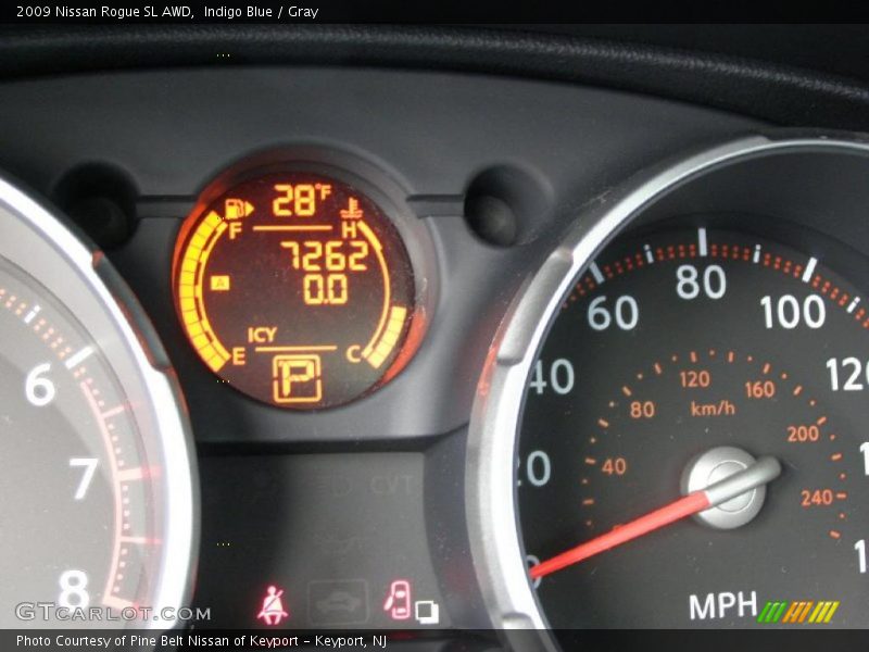 Indigo Blue / Gray 2009 Nissan Rogue SL AWD