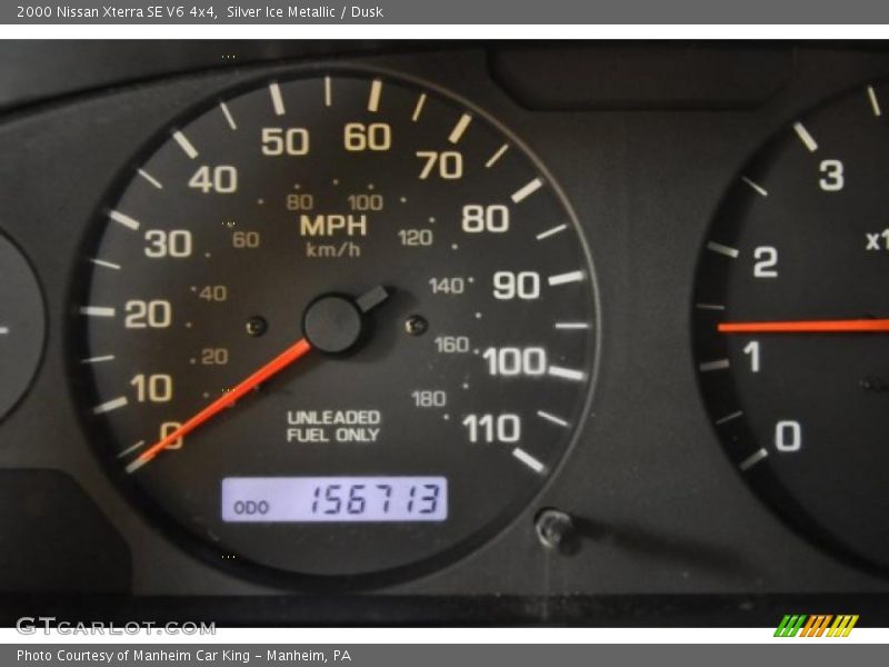 Silver Ice Metallic / Dusk 2000 Nissan Xterra SE V6 4x4