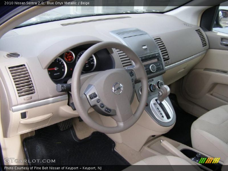 Dashboard of 2010 Sentra 2.0