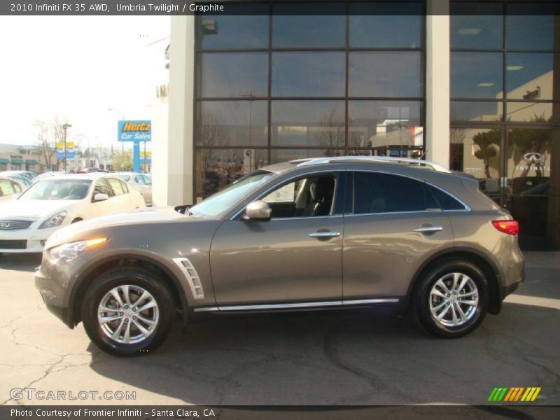 Umbria Twilight / Graphite 2010 Infiniti FX 35 AWD