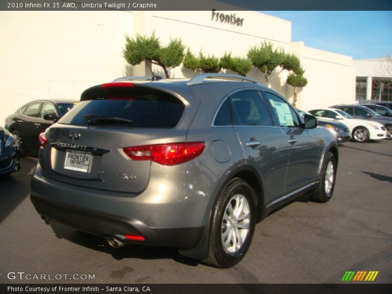 Umbria Twilight / Graphite 2010 Infiniti FX 35 AWD