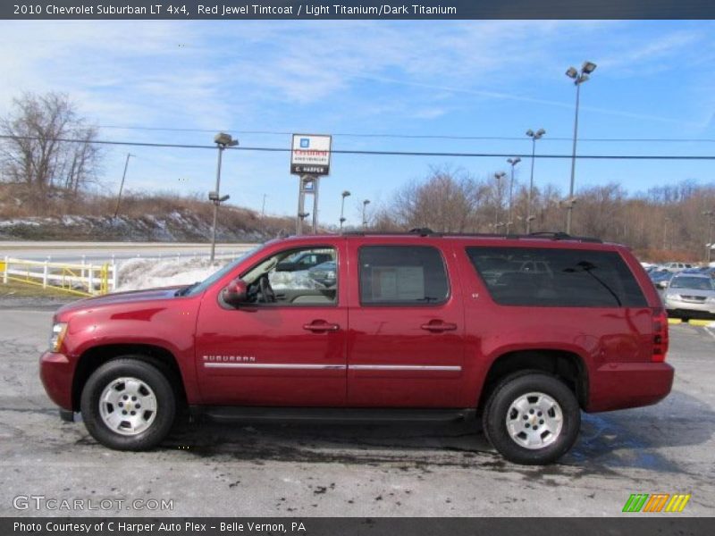 Red Jewel Tintcoat / Light Titanium/Dark Titanium 2010 Chevrolet Suburban LT 4x4