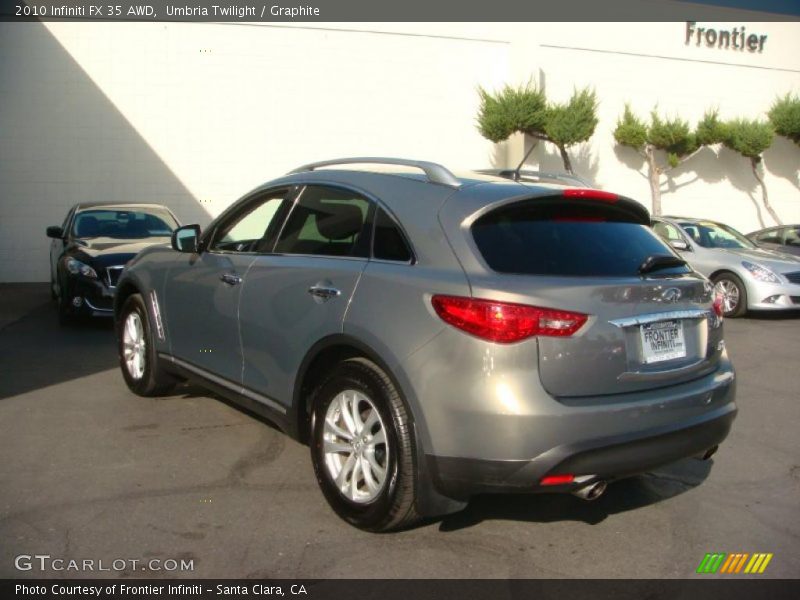 Umbria Twilight / Graphite 2010 Infiniti FX 35 AWD