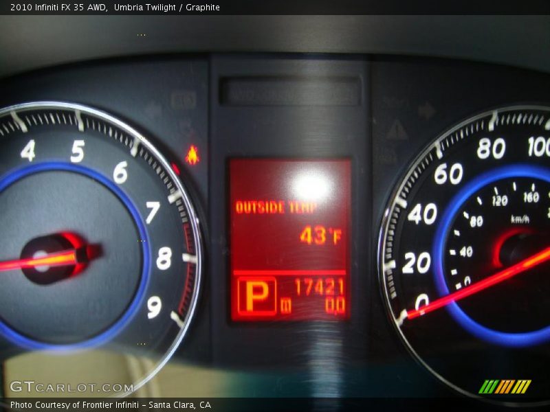 Umbria Twilight / Graphite 2010 Infiniti FX 35 AWD