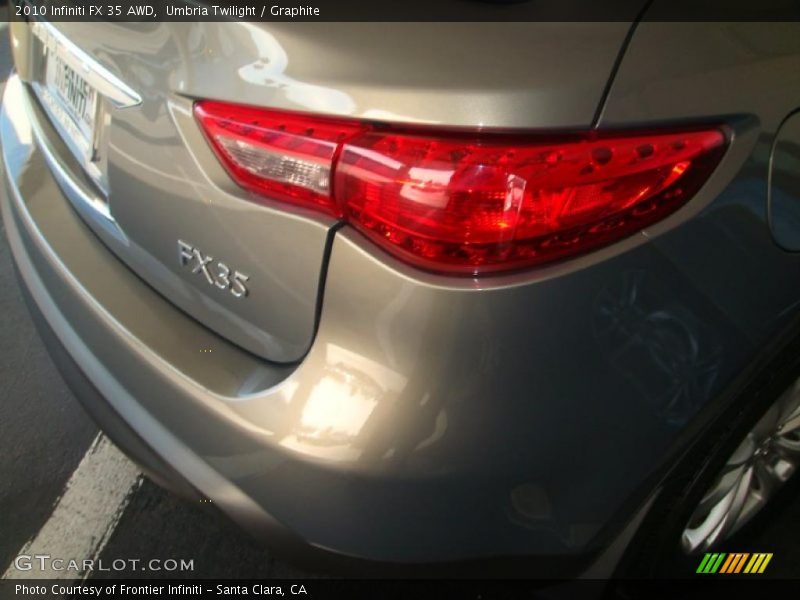 Umbria Twilight / Graphite 2010 Infiniti FX 35 AWD