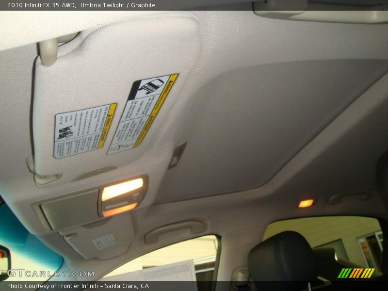Umbria Twilight / Graphite 2010 Infiniti FX 35 AWD