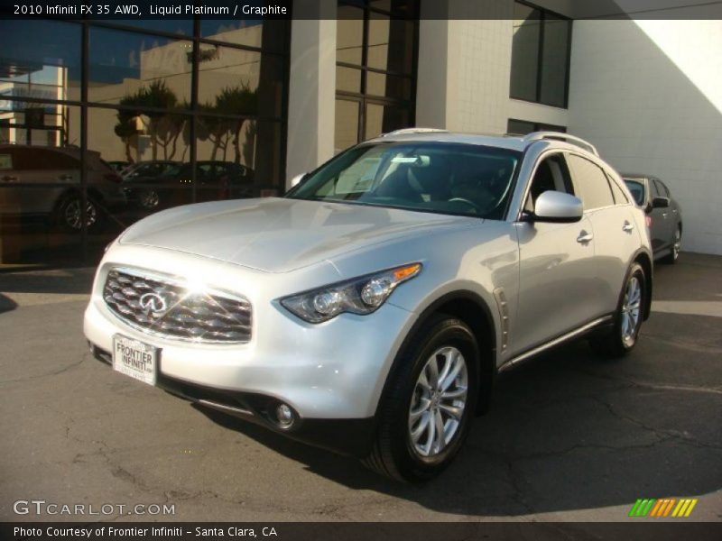 Liquid Platinum / Graphite 2010 Infiniti FX 35 AWD