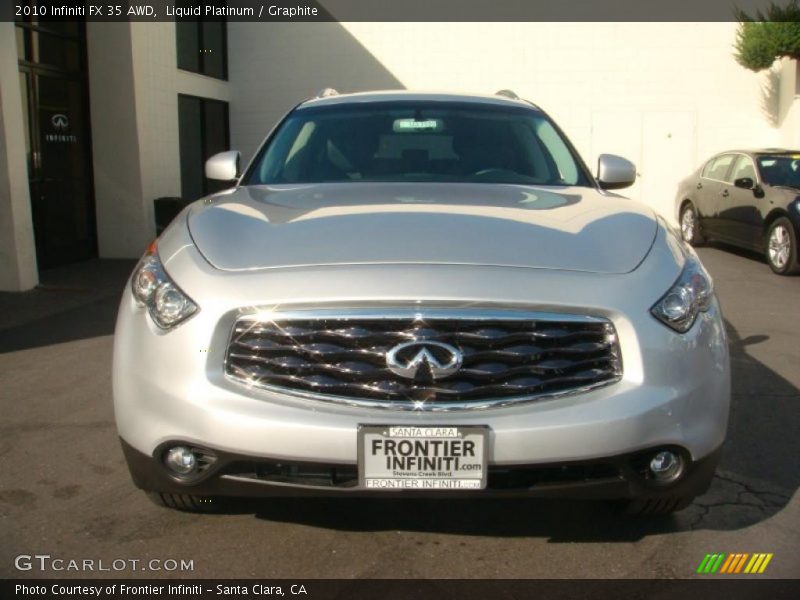 Liquid Platinum / Graphite 2010 Infiniti FX 35 AWD