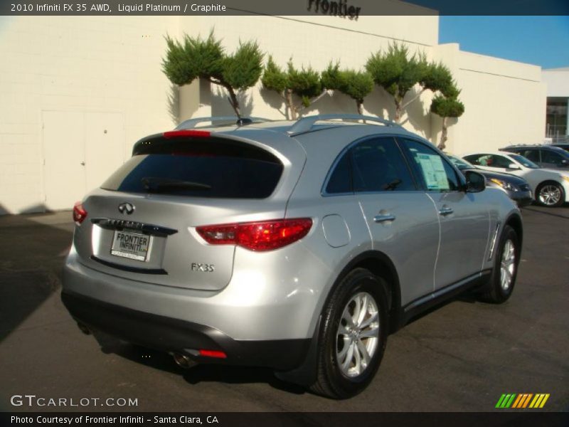 Liquid Platinum / Graphite 2010 Infiniti FX 35 AWD