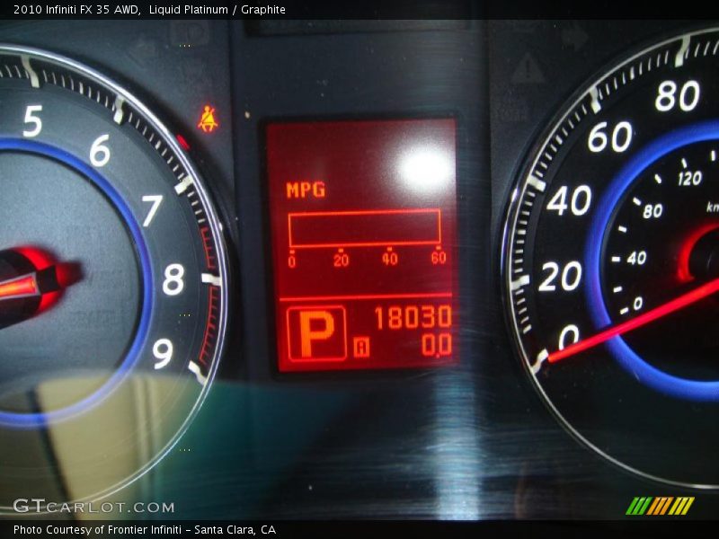 Liquid Platinum / Graphite 2010 Infiniti FX 35 AWD