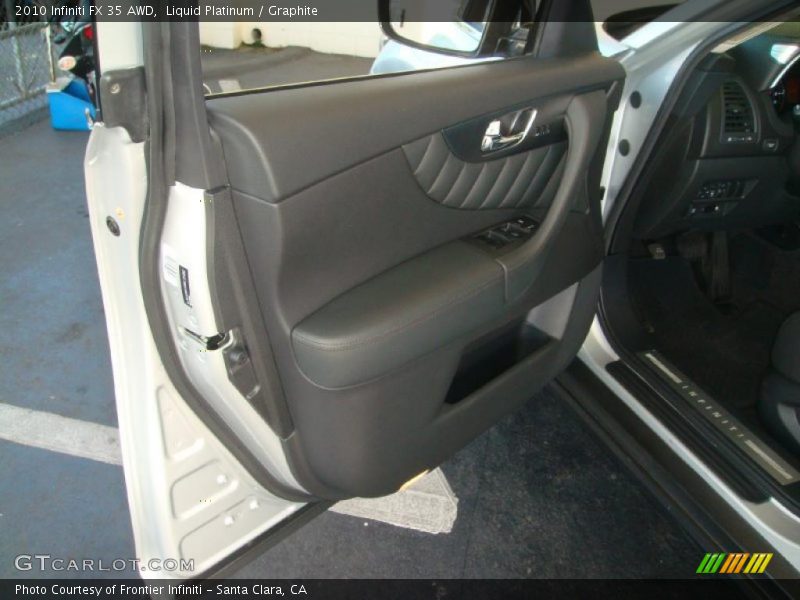 Liquid Platinum / Graphite 2010 Infiniti FX 35 AWD