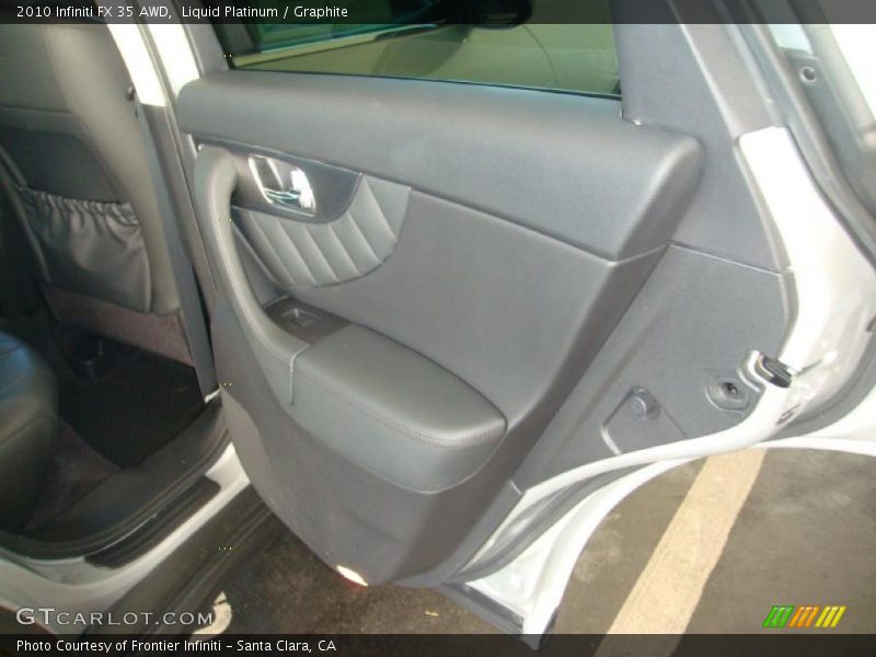 Liquid Platinum / Graphite 2010 Infiniti FX 35 AWD